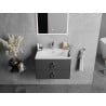 Mexen Atena built-in washbasin 61 x 46 cm, white - 25016000
