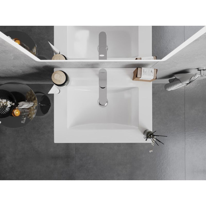 Mexen Atena built-in washbasin 61 x 46 cm, white - 25016000