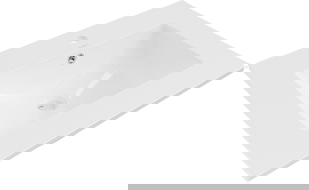 Mexen Atena built-in washbasin 61 x 46 cm, white - 25016000