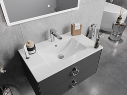 Mexen Atena undermount washbasin 75 x 46 cm, White - 25017500