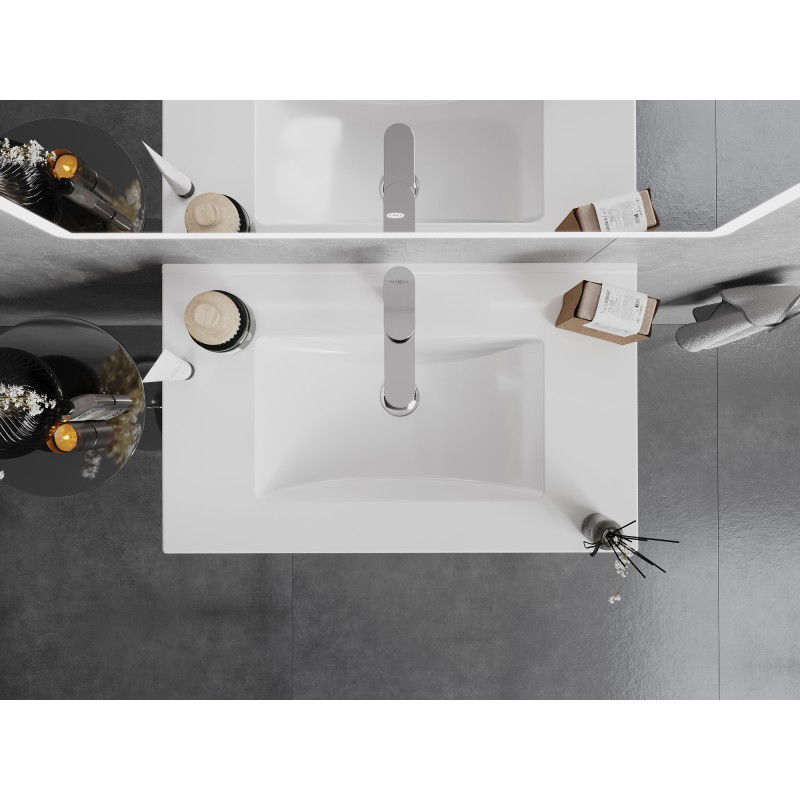 Mexen Atena built-in washbasin 76 x 46 cm, white - 25017500