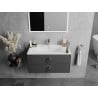 Mexen Atena undermount washbasin 80 x 46 cm, White - 25018000
