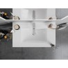 Mexen Atena sink embedded in countertop 80 x 46 cm, white - 25018000