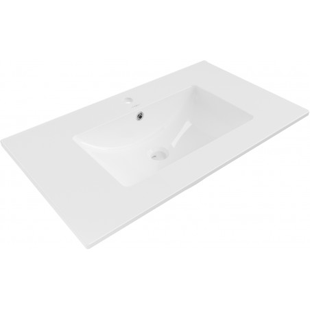 Mexen Atena sink embedded in countertop 80 x 46 cm, white - 25018000