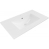 Mexen Atena sink embedded in countertop 80 x 46 cm, white - 25018000