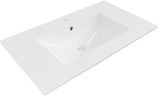 Mexen Atena sink embedded in countertop 80 x 46 cm, white - 25018000