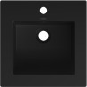 Mexen Atena recessed washbasin 41 x 41 cm, matte black - 25014170