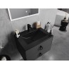 Mexen Atena built-in countertop washbasin 61 x 46 cm, black matte - 25016070