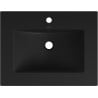 Mexen Atena inset washbasin 61 x 46 cm, black matte - 25016070
