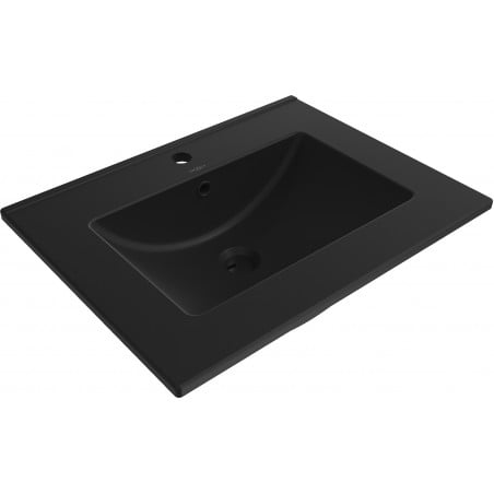 Mexen Atena inset sink for countertop 61 x 46 cm, black matte - 25016070
