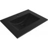 Mexen Atena inset washbasin 61 x 46 cm, black matte - 25016070