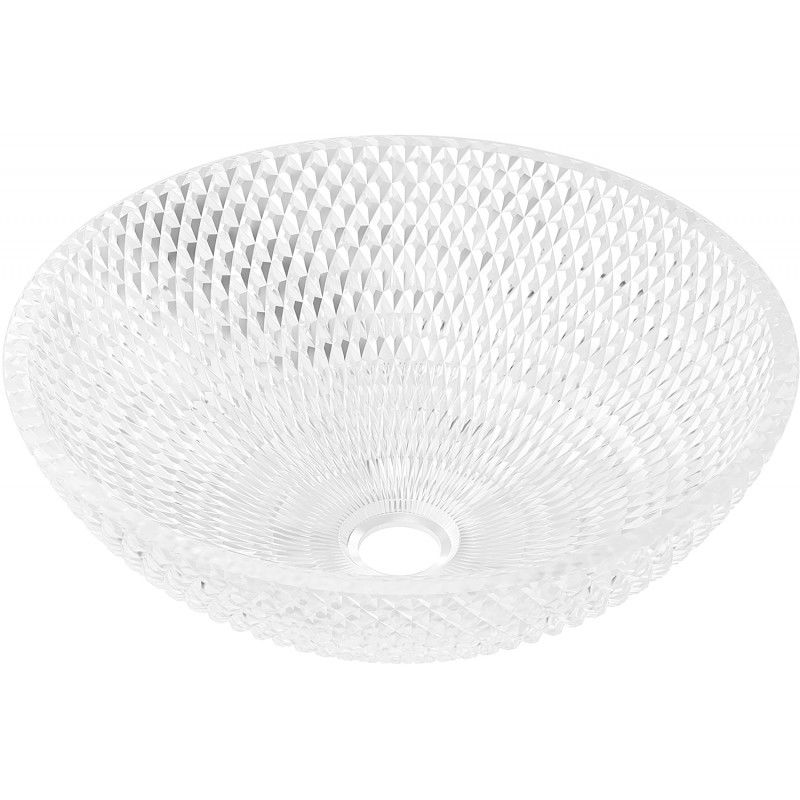 Mexen Olza glass countertop washbasin 42 x 42 cm, transparent - 24094200
