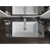 Mexen Nadia countertop washbasin 60 x 35 cm, White - 21616000