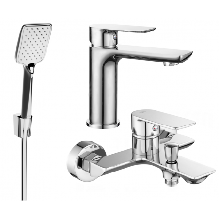 Mexen Alfa R62 bathtub set, Chrome - 745703R62-00