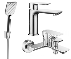 Mexen Alfa R62 bathtub set, Chrome - 745703R62-00