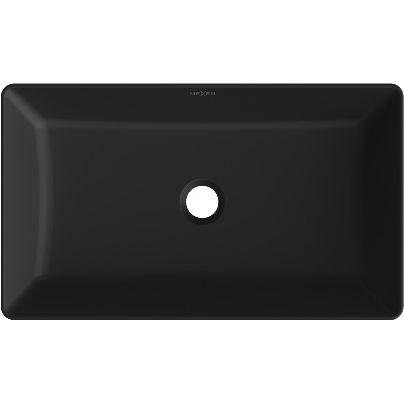 Mexen Nadia countertop washbasin 62 x 35 cm, matte black - 21616085