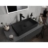 Mexen Nadia Countertop Sink 62 x 35 cm, Matte Black - 21616085