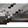 Mexen Nadia countertop washbasin 60 x 35 cm, White/Black - 21616007