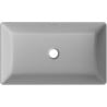 Mexen Nadia countertop washbasin 62 x 35 cm, light grey matte - 21616061