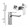 Mexen Alfa DF72 shower set, Chrome - 745704DF72-00