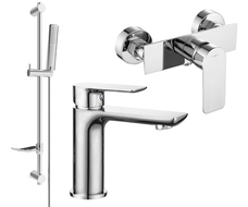 Mexen Alfa DF72 shower set, Chrome - 745704DF72-00