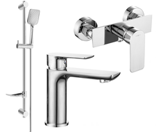 Mexen Alfa DF62 shower set, Chrome - 745704DF62-00