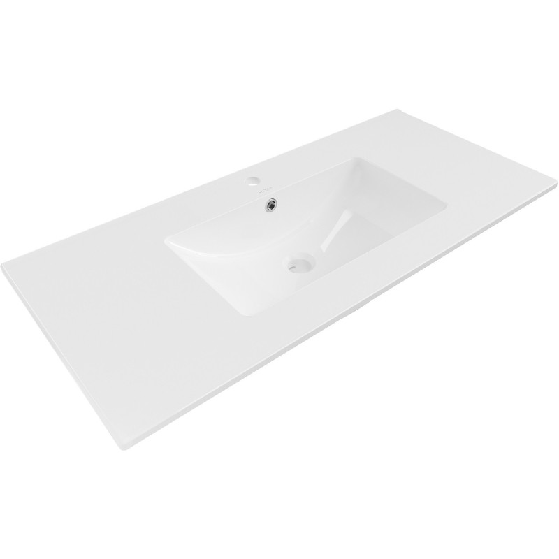 Mexen Atena built-in countertop sink 101 x 46 cm, white - 25011000