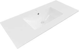 Mexen Atena built-in countertop sink 101 x 46 cm, white - 25011000