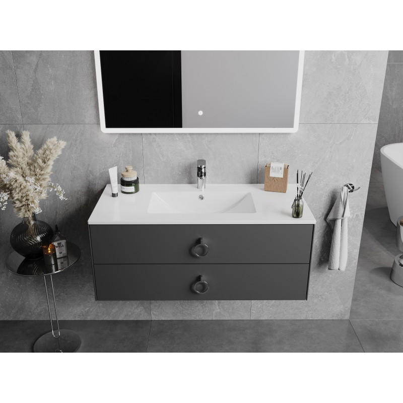 Mexen Atena built-in countertop sink 101 x 46 cm, white - 25011000