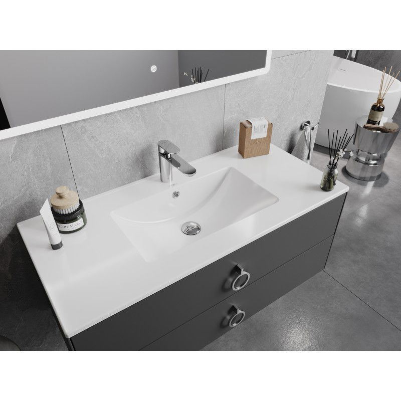 Mexen Atena Built-In Washbasin 101 x 46 cm, White - 25011000