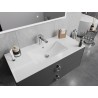 Mexen Atena built-in countertop sink 101 x 46 cm, white - 25011000