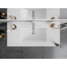Mexen Atena countertop sink 101 x 46 cm, white - 25011000