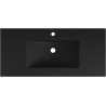 Mexen Atena undermount washbasin 100 x 46 cm, black matt - 25011070
