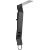 Mexen Yap shower panel, black/chrome - 7612-02-77