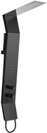 Mexen Yap shower panel, black/chrome - 7612-02-77