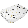 Mexen Rita countertop washbasin 45 x 32 cm, white terrazzo stone - 21084587