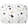 Mexen Rita countertop washbasin 45 x 32 cm, white terrazzo stone - 21084587
