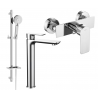 Mexen Alfa DQ40 shower set, Chrome - 745714DQ40-00