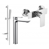 Mexen Alfa DF72 shower set, Chrome - 745714DF72-00
