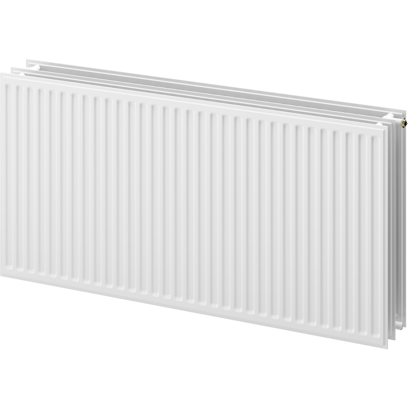 Mexen CVH30 Hygiene Plate Radiator 600 x 2000 mm, Bottom Connection, 3017 W, White - W630H-060-200-00