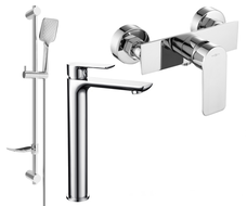 Mexen Alfa DF62 shower set, Chrome - 745714DF62-00