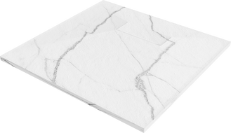 Mexen Hugo Square Shower Tray SMC 90 x 90 cm, White Stone - 42159090