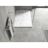 Mexen Hugo Rectangular Shower Tray SMC 100 x 80 cm, White Stone - 42158010