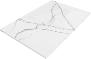 Mexen Hugo Rectangular Shower Tray SMC 100 x 80 cm, White Stone - 42158010