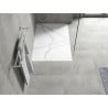 Mexen Hugo Rectangular Shower Tray SMC 100 x 80 cm, White Stone - 42158010