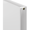 Mexen CVHF20 Hygiene Flat Panel Radiator 400 x 1500 mm, Bottom Connection, 1079 W, White - W620HF-040-150-00