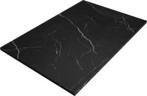 Mexen Hugo rectangular shower tray SMC 100 x 80 cm, black stone - 42758010