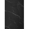 Mexen Hugo rectangular shower tray SMC 100 x 80 cm, black stone - 42758010