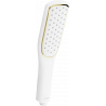 Mexen R-49 1-function shower handle, White/Gold - 79549-25