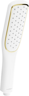 Mexen R-49 1-function shower handle, White/Gold - 79549-25